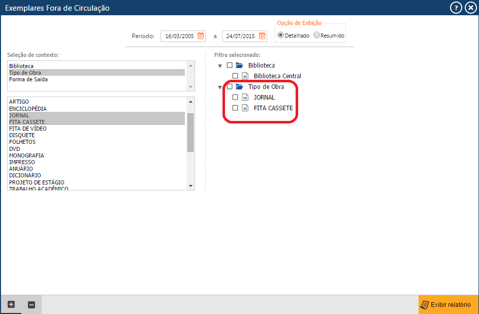 Relatorio-Circulacao-Exemplares-fora-de-circulacao-FILTROS Relatorio-Circulacao-Exemplares-fora-de-circulacao-FILTROS