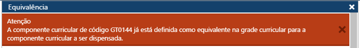 AW-Interface-Registro-Escolar-Dispensa-Disciplina-por-EQV - Msg erro disciplina já é equivalente