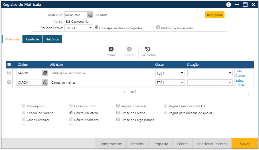 AW-Interface-Registro-Escolar-Registro-Matricula - Retorno Oferta