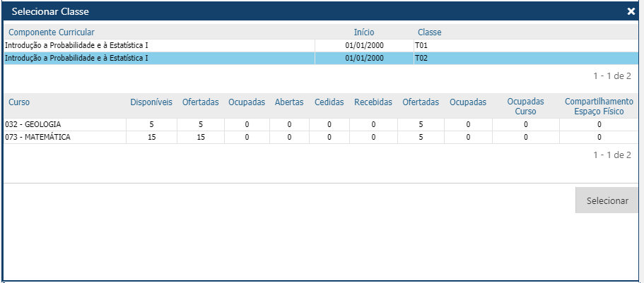 AW-Interface-Registro-Escolar-Registro-Matricula - Selecionar Classe