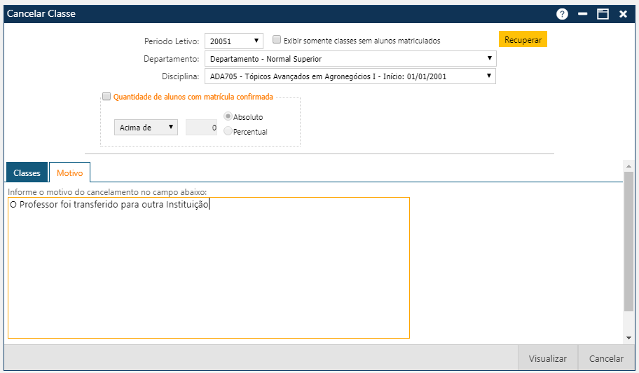 AW-Interface-Servicos-Cancelar-Classe-Pasta-Motivo