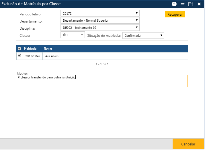 AW-Interface-Servicos-Exclusao-Matricula-Classe