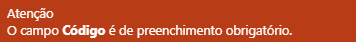 AW-MSG-Codigo-Obrigatorio