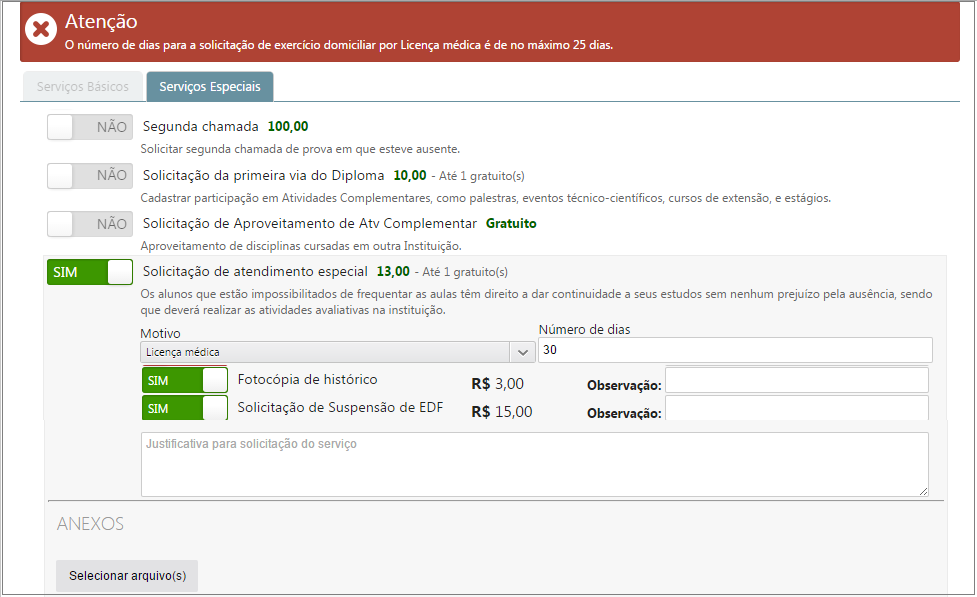 AW-Portal-Aluno-Secretario-Sol-Servico-Pasta-Servicos-Especiais-MENS-ERRO-1