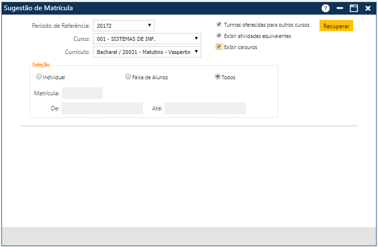 AW-Relatorio-Matricula-Sugestao- Matricula