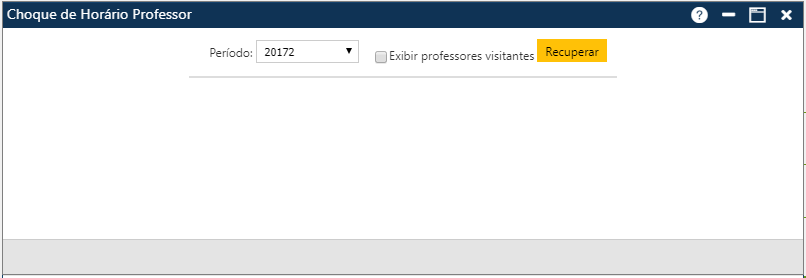 AW-Relatorio-Planejamento-Choque-Horario-Professor - Tela Inicial