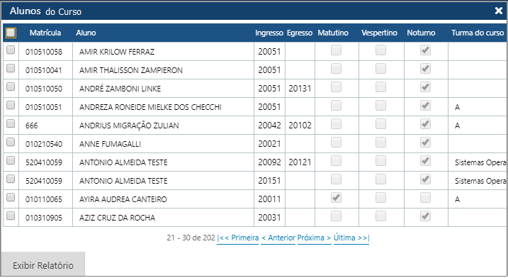 AW-Relatório-Aproveitamento-Boletim-Escolar - Interface Alunos