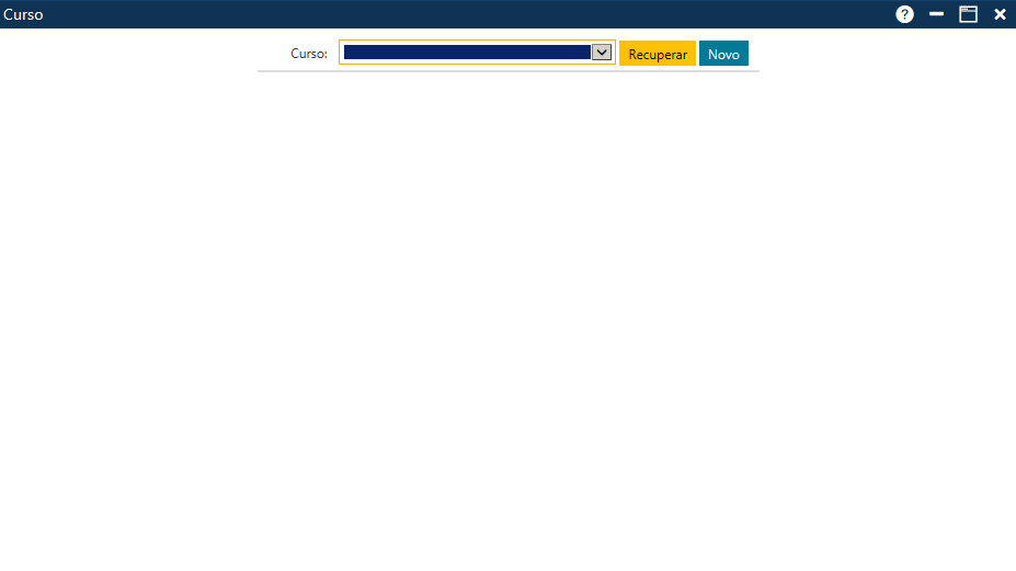 AW-Secretário-Cadastro-Curso-Tela inicial