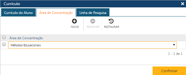 AW-Secretário-CadastroAluno - Pasta Curso Subpasta Currículo-pastaAreaConcentração