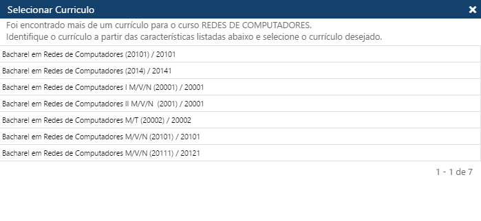 AW-Secretário-Planejamento-Pacote de Turmas-pasta Classes-Selecionar Currículo