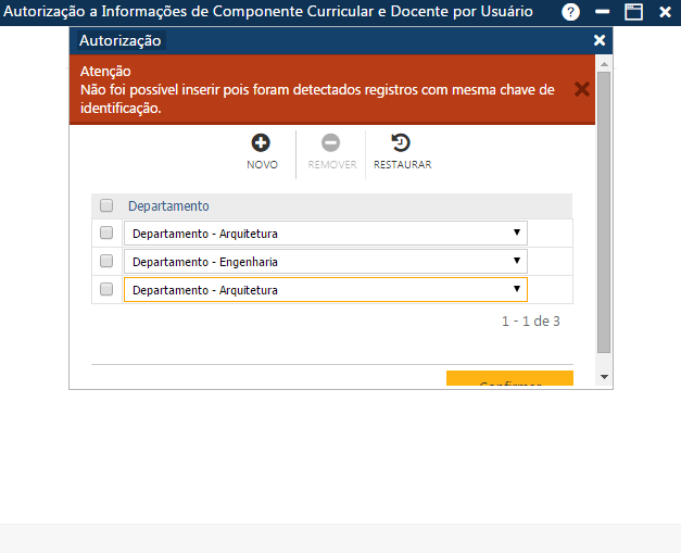 AW-Secretário-Tabela-Autorização-Info de Comp Cur e Doc por Usuário-ERRO