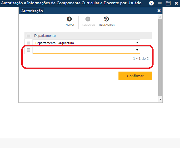 AW-Secretário-Tabela-Autorização-Info de Comp Cur e Doc por Usuário-Preparando Inclusão