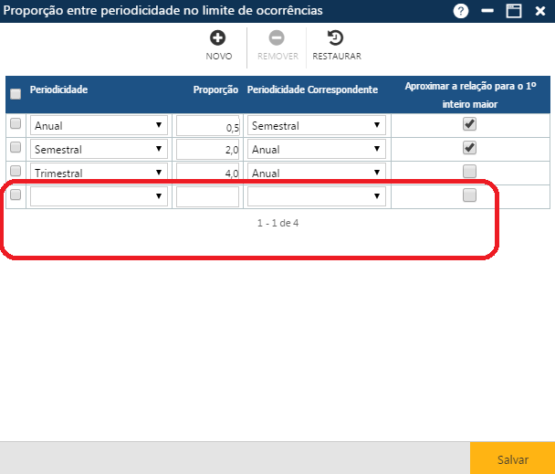 AW-Secretário-Tabela-Currículo-Proporção entre periodicidades no limite de ocorrências-Incluindo