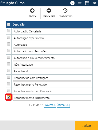AW-Secretário-Tabela-Currículo-Situação do Curso-Excluindo