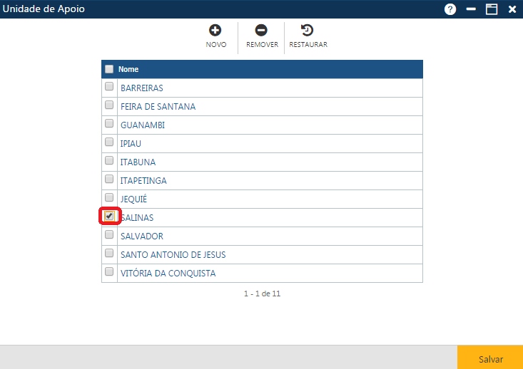 AW-Secretário-Tabela-Institucionais-Unidade de Apoio-Preparando uma exclusão