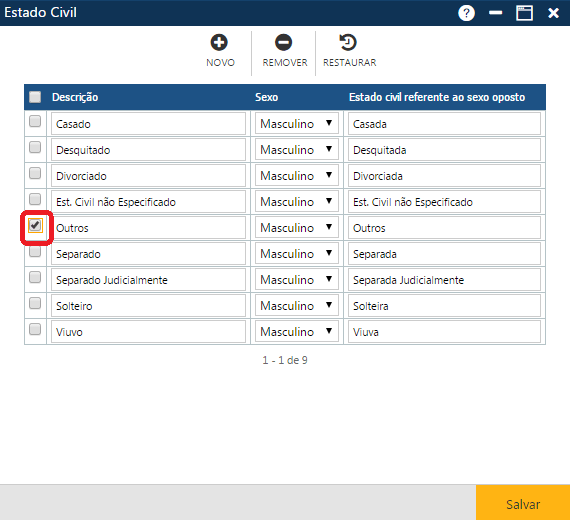 AW-Secretário-Tabela-Outros-Estado Civil-Preparando uma exclusão
