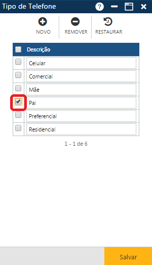 AW-Secretário-Tabela-Outros-Tipo de Telefone-Preparando uma exclusão