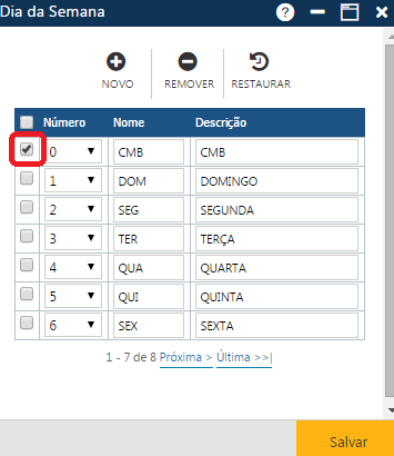AW-Secretário-Tabela-Planejamento-Dia da Semana-Preparando uma Exclusão