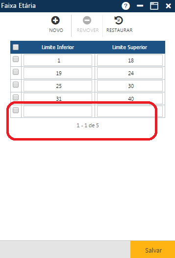 AW-Secretário-Tabela-Registro Escolar-Faixa Etária-Preparando uma inclusão