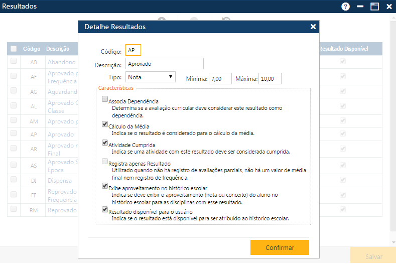 AW-Secretário-Tabela-Registro Escolar-Resultados-Alterando