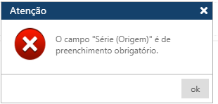 AW-Servicos-Matricula-Alocacao-Alunos-Crs-Reg-Seriado - Transferencia -Msg - Erro - campo não preenchido