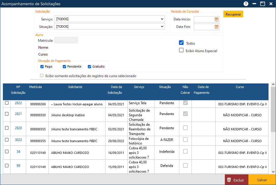 AW-Serviços-Acompanhamento de Solicitações