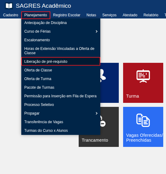 AW-caminho-interface-planejamento-liberacao-de-pre-requisito