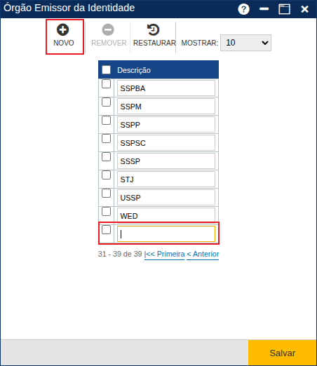 AW-secretario-tabela-outros-orgao-emissor-de-identidade-adicionando-nova-linha