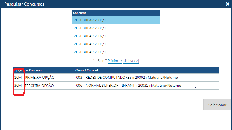 Acadêmico-WEB-Secretário-Tabela-Outros-Correspondência CursoXConcurso - Copiando dados anteriores