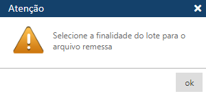 Alerta-Exportacao-Automatizada-de-Arquivo-Remessa-Selecione-finalidade-do-lote