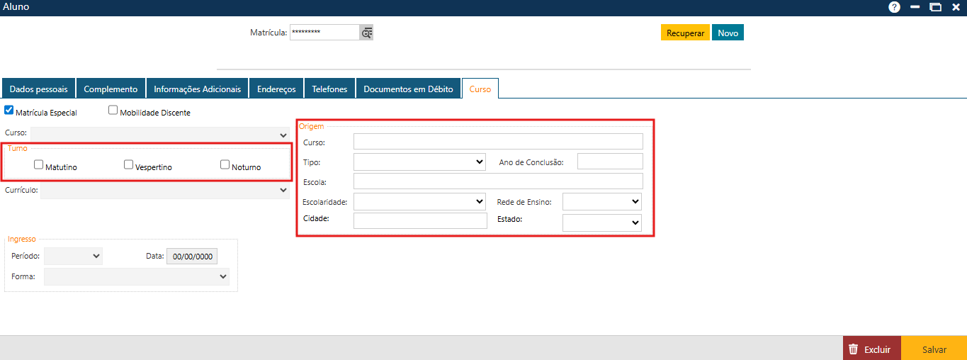 Aluno-especial-Matricula-especial-Campos-Turno-e-Origem