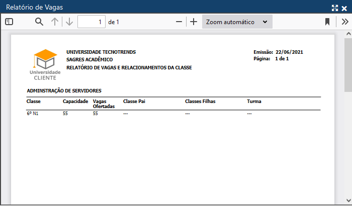 Aw-Secretário-Planejamento-Oferta de Classe-Relatório de Vagas