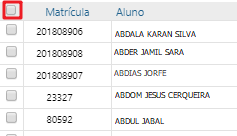 CW-Relatório-Aluno-Impressão do Histórico Escolar - Visualizar Alunos - Seleção