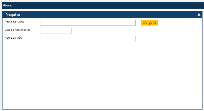 Cadastro-Aluno-Pesquisar Cadastro-Aluno-Pesquisar
