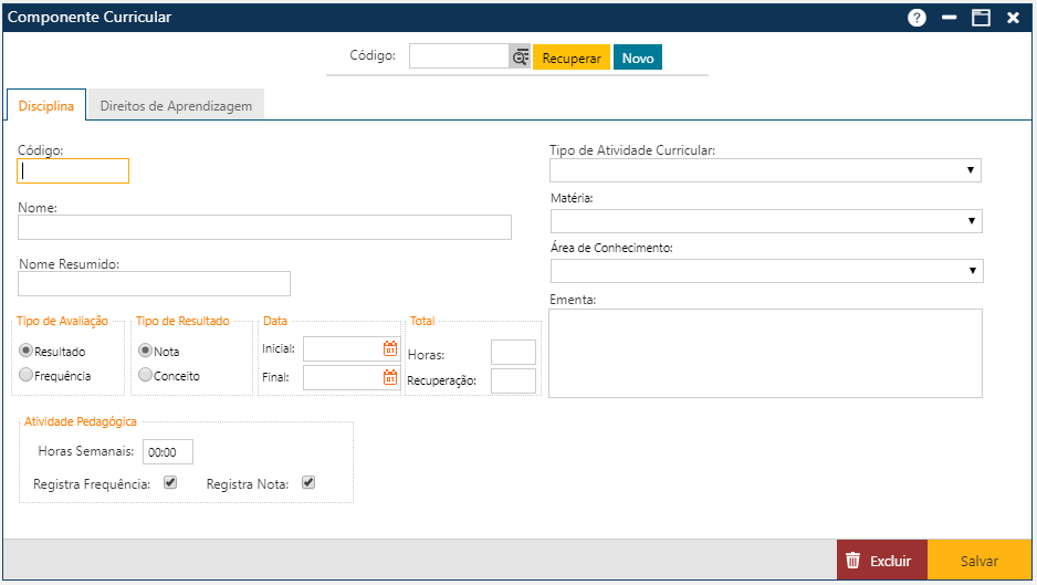 Cadastro-Cursos-Oferecidos-Componente-Curricular-Tela Inicial Cadastro-Cursos-Oferecidos-Componente-Curricular-Tela Inicial