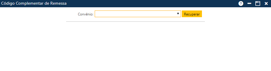 Codigo-complementar-de-remessa-Interface