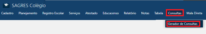 Consultas-Gerador-Consultas-Menu