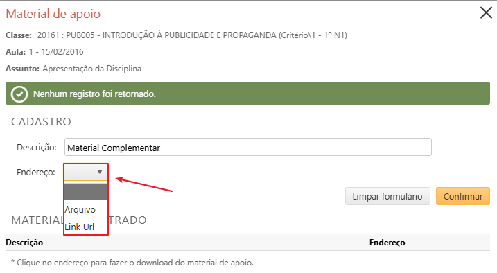DW-acompanhamento-aulas-material-de-apoio-tela-inicial-campo-endereco