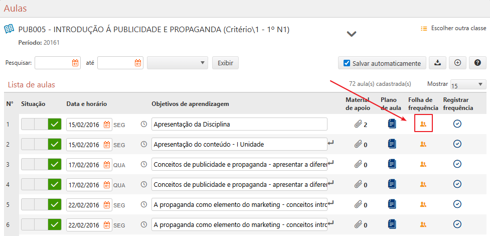 DW-acompanhamento-aulas-tela-folha-de-frequencia-tela-inicial