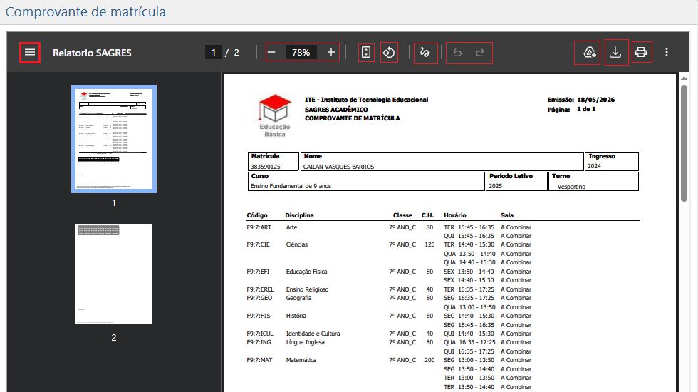 DW-comprovante-de-matricula-relatorio-ensino-basico-funcionalidades