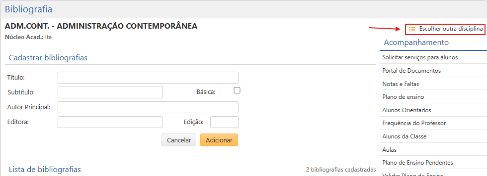 Escolher-outra-disciplina