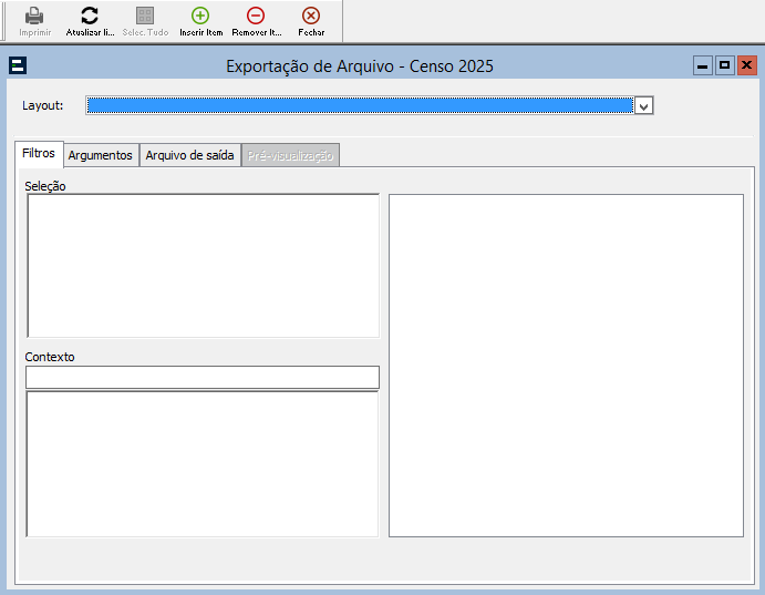 Exportacao-de-Arquivo-Interface-Inicial