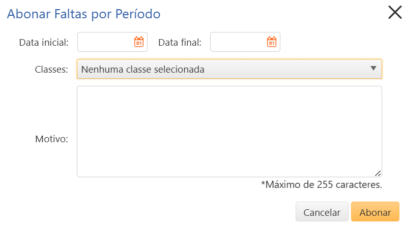 Faltas-do-Aluno-Ensino-Superior-tela-Abonar-faltas-por-periodo