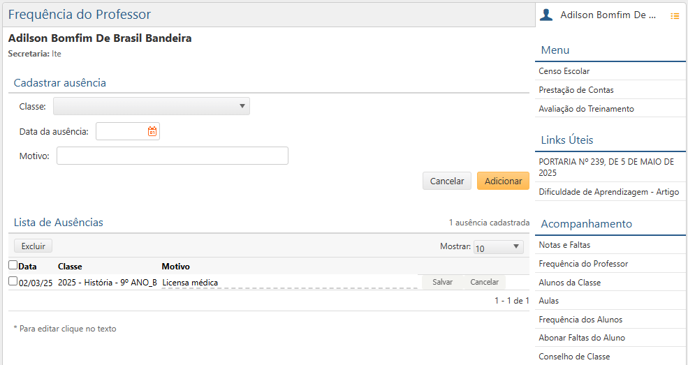 Frequencia-do-professor-Interface-inicial