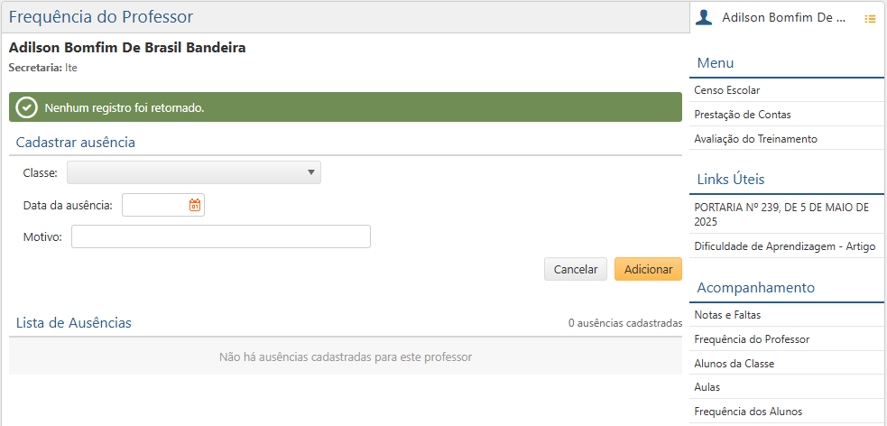 Frequencia-do-professor-Nenhum-registro-foi-retornado