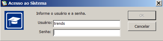 Interface Acesso ao Sistema