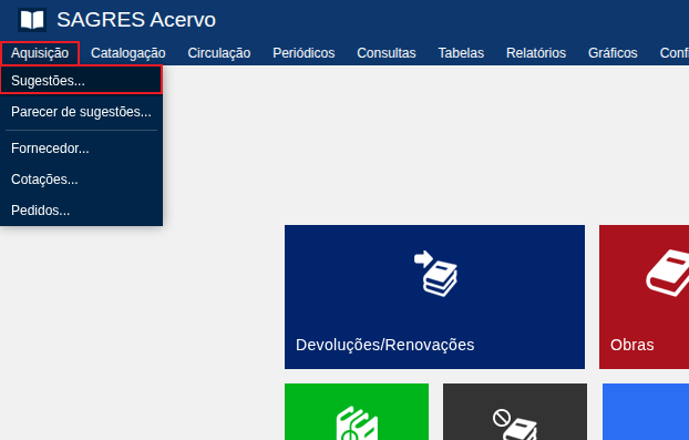 Interface-Aquisicoes-Sugestoes-Caminho