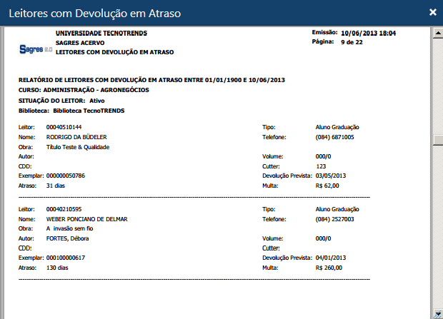 Interface-EXEMPLO-Relatorio-Leitores-com-devolucao-em-atrso Interface-EXEMPLO-Relatorio-Leitores-com-devolucao-em-atrso
