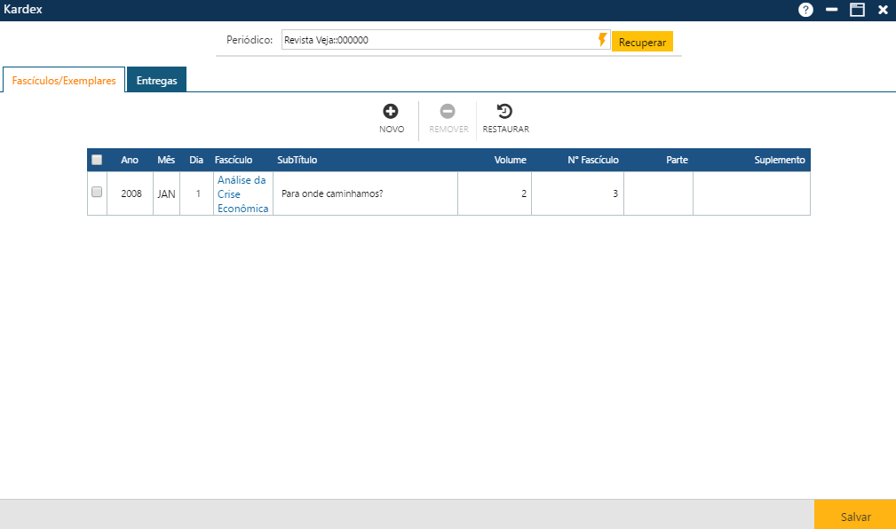 Interface-Kardex-Pasta-Fasciculos-Exemplares Interface-Kardex-Pasta-Fasciculos-Exemplares
