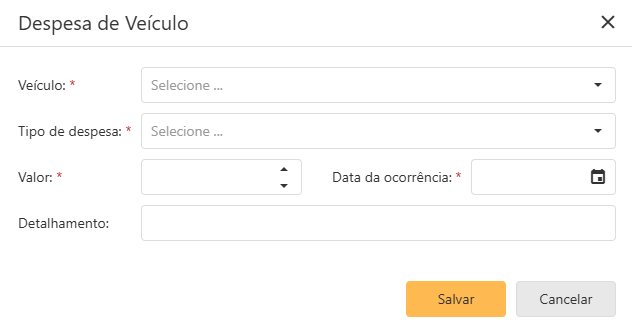 Interface-para-Adicionar-Despesa-de-Veiculo